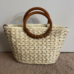 Vegan Straw Handbag